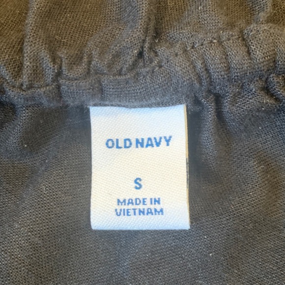 Old Navy Black Ruffle Asymmetrical One-Shoulder Sleeveless Top Women’s Small - Picture 6 of 7